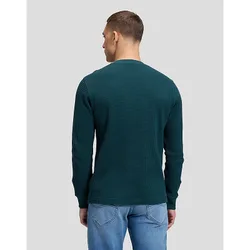 Regular Long Sve Waffle Tee Ponderosa Pine Größe S male