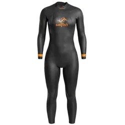 Ignite 3-3mm Long Sleeve Neoprene Wetsuit Black/Orange S Women