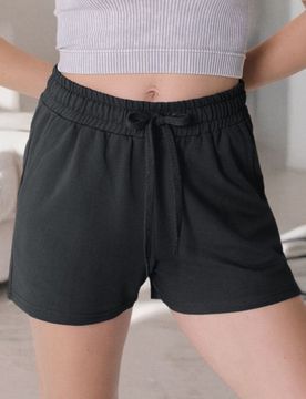 Pantaloncini di felpa - nero