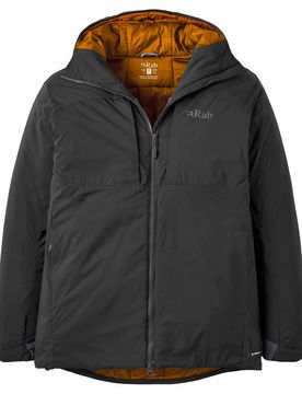Wärmende Jacke mit Isolierung aus PrimaLoft® Xenair Alpine Jacket Black für Herren Größe M schwarz