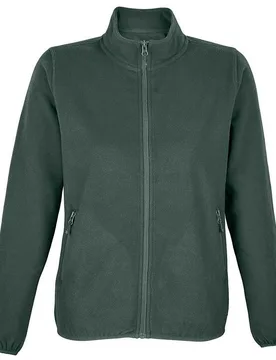 Womens/ladies Factor Microfleece Recycled Fleece Jacket (Forest Green) - Size Medium - SOLS - FashionsVida