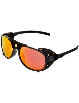 Sonnenbrille mit hohem Schutz North Polarized Mat Black Red schwarz