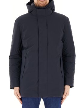 Giubbotto con cappuccio BLU SCURO XL