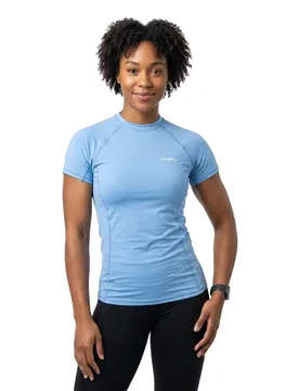 Rash Guard Manches Courtes Basic Skins Azurine XL - O´neill Wetsuits - FashionsVida