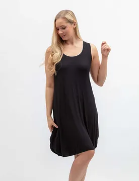 Modal Rich Nightdress Black female - Cyberjammies - FashionsVida