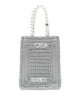 Borsa Pearl Mini all'uncinetto