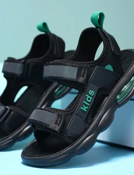 Sandalias para adolescentes 2025 Verano Nuevo Talla Grande Estudiantes de Escuela Secundaria Unisex PU Cojín de Aire Suela Blanda Zapatos de Playa Ca - Shein - FashionsVida