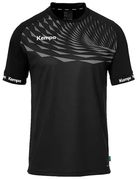 T-shirt à Manches Courtes Wave 26 Black / Anthra L - Kempa - FashionsVida