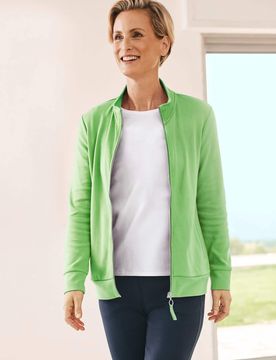 Baumwoll-Jacke Extraweich - Grün - female - Size: 50