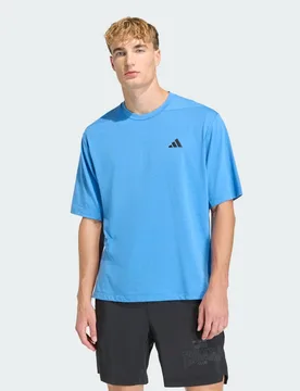 T-shirt da allenamento con grafica D4T PrimeLift Essentials XS Ray Blue - Adidas - FashionsVida