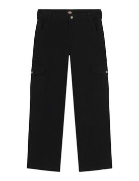 Pantalone donna duck canvas cargo w - black