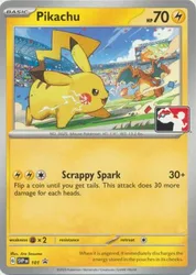 Scarlet & Violet Promo SVP101 Pikachu (Play! Pokemon Stamp)