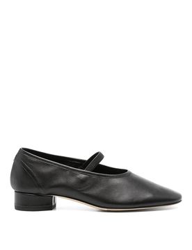 Aeyde Sandali Pippa in pelle nera