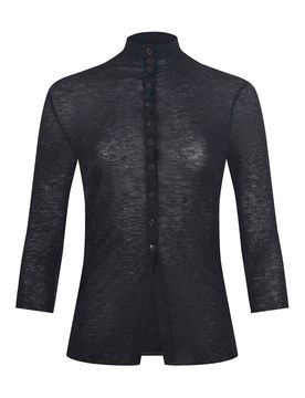 Maglione Realizzato In Misto Lana Nera