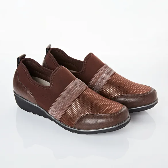 Komfort-Schuh "Daniela" braun - 3Pagen - FashionsVida