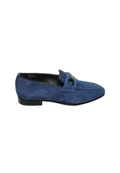 Pb10052m9ecam709 Uomo Camoscio Blu