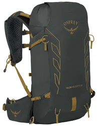 Sac à dos léger et technique - Talon Velocity 20 Dark Charcoal/Tumbleweed Yellow - Taille L/XL - Noir