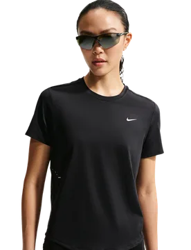 Swift Dri-fit Short-sleeve Running Top Donna - Magliette Nero - Taglia 44 - Jersey di cotone 44 - Nike - FashionsVida