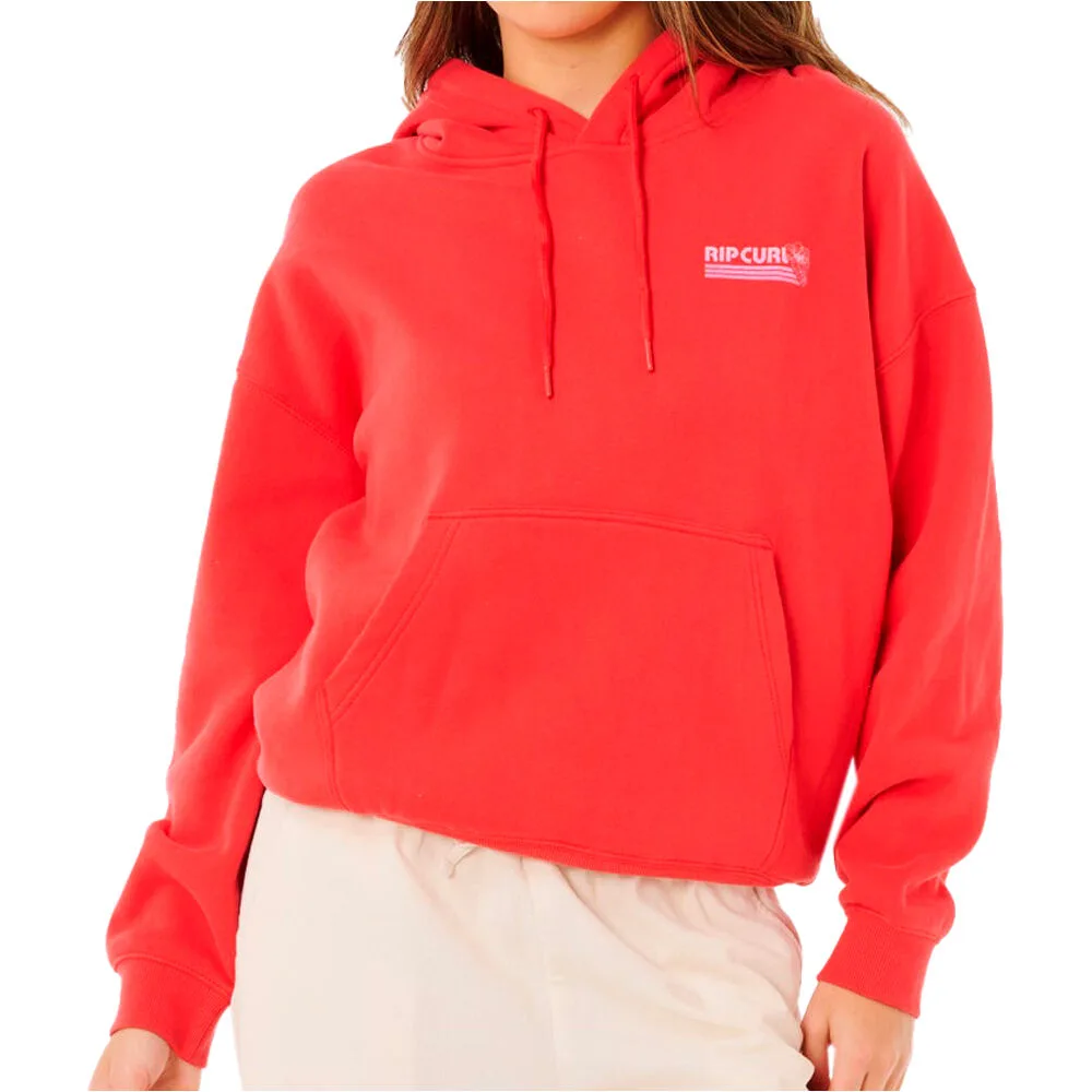 Ocean break heritage sudadera mujer Rojo (M) - Rip curl - FashionsVida