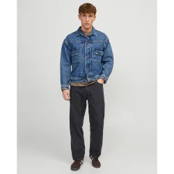 Jack & Jones - Vaquero de corte holgado y bolillos delanteros y traseros de homre