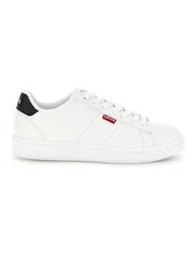Sneakers bianche con dettaglio nero Bell JR 261S 39 - Levi's - FashionsVida