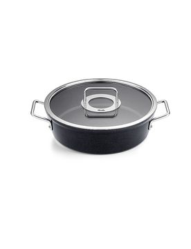 Kochtopf mit Glasdeckel ADAMANT 28cm/4,3l Antihaft/Schwarz negro