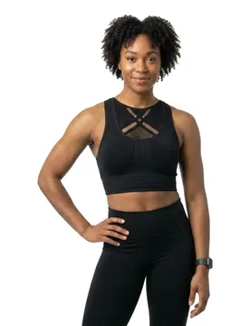 Soutien-gorge De Sport Seamless Black XS-S