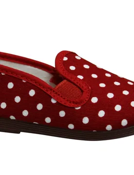 Childrens Unisex Gallur Kids Red/white Plimsolls Textile - Size Uk 6 Infant - Flossy - FashionsVida