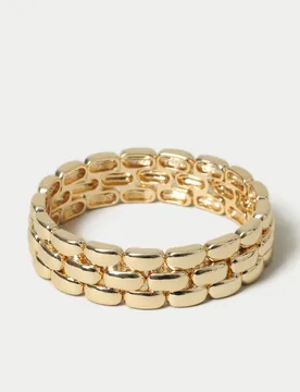 M&S Linked Bracelet Gold female - M&S - FashionsVida