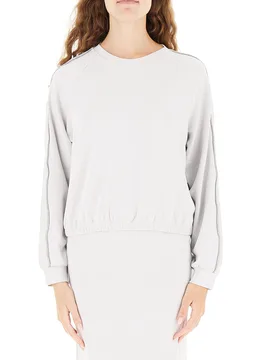 Felpa girocollo GRIGIO GHIACCIO M - EA7 EMPORIO ARMANI - FashionsVida