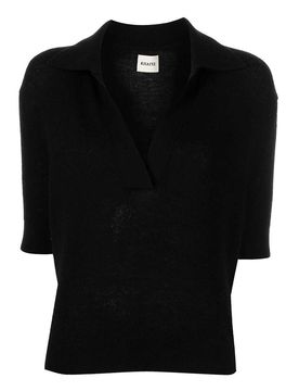 Khaite Polo in cashmere ristretto