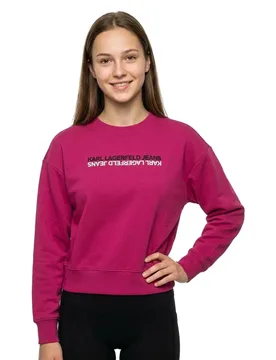 Sweat-shirt B1w20041 Very Berry L - Karl Lagerfeld Jeans - FashionsVida