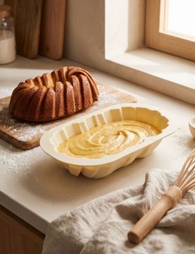 Stampo da forno in silicone - panna