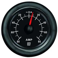 Ammeter 50a 12-24v Black 52 mm unisex