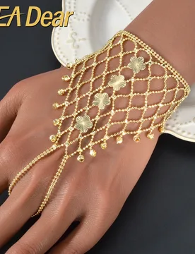 ZEADear Flower Butterfly Wristlet Gold Color Bracelet Bridal Engagement Wedding Anniversary Party Birthday Christmas Gift - Aliexpress - FashionsVida