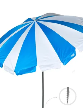 Ombrellone Da Spiaggia Twister Ø200cm Uv50 Inclinable Mast