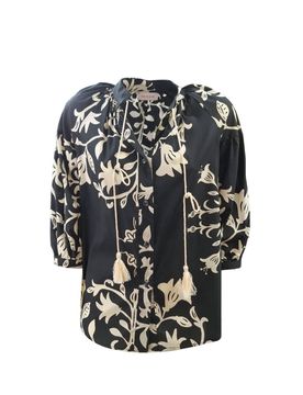 Blusa Fantasia Bianco/nero WW29954