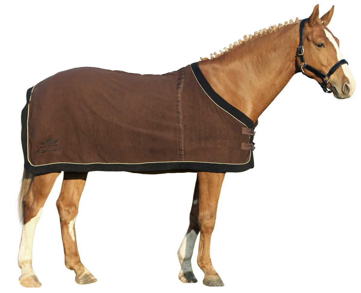 Abschwitzdecke Cooler, dunkelbraun 145cm - Euroriding - FashionsVida
