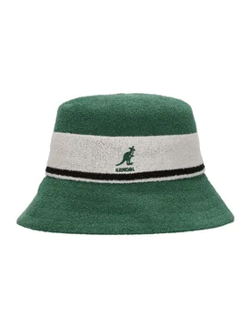 Cappello Da Pescatore Uomo Bermuda Stripe Bucket Turf Green - Kangol - FashionsVida