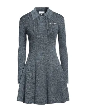 Minivestido Mujer Azul francés L,XL Mujer - Ganni - FashionsVida