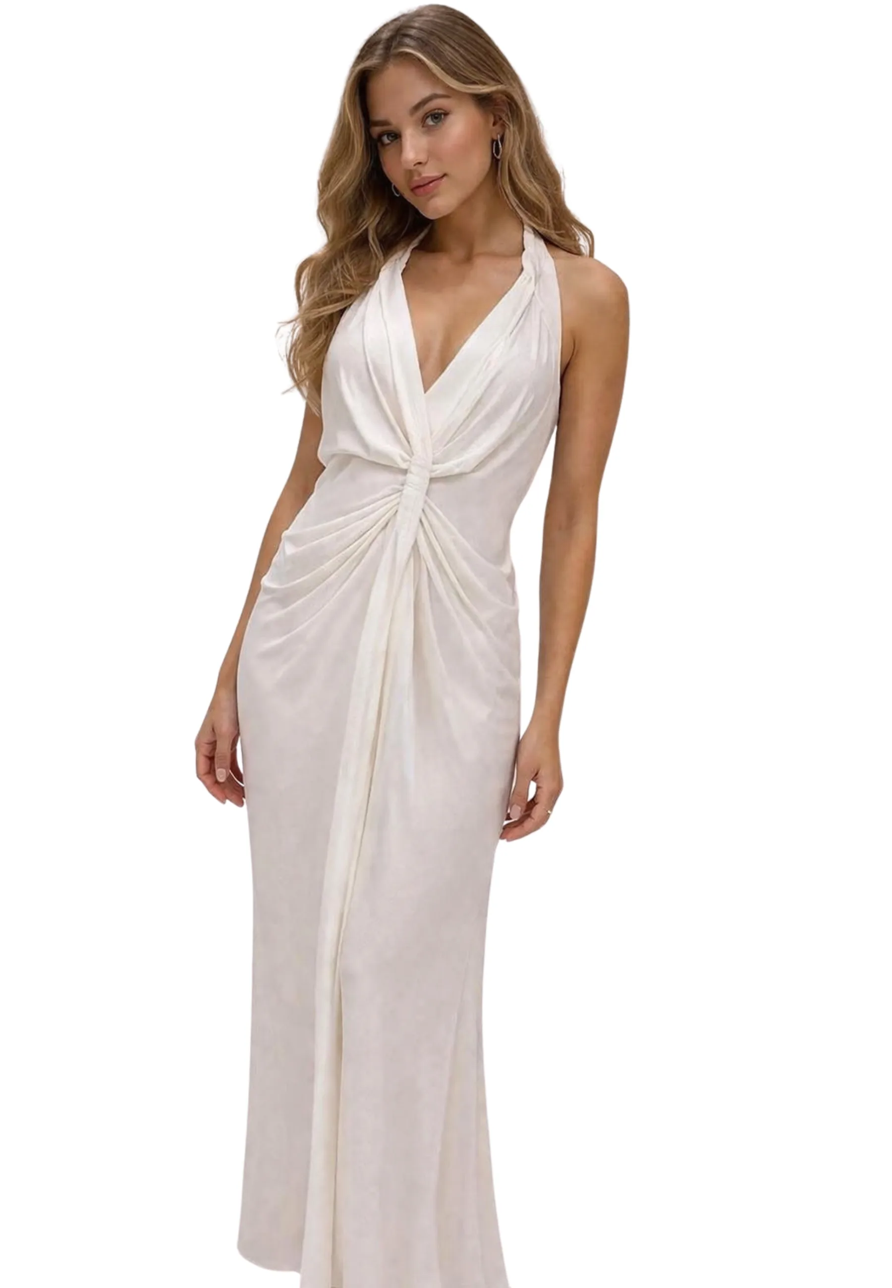 Abito Donna ELEH con drappeggio - ELEH - FashionsVida
