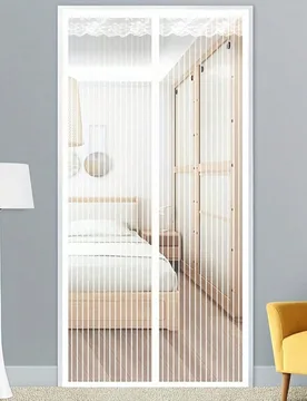 Pieza Cortina de puerta magnética, mosquitero para la puerta a prueba de insectos de verano, a prueba de moscas con cierre automático para la cocina - Shein - FashionsVida