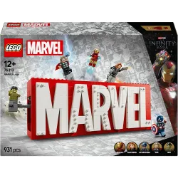 Juego de construcción Logotipo MARVEL y Minifiguras - 76313