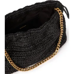 Bolso de mano taylor de rafia de mujer