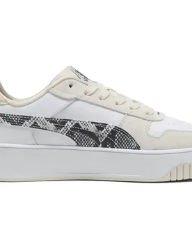 Carina Street Snake Chic Damen Freizeitschuhe, weiß, Größe 40 ½ 40 ½