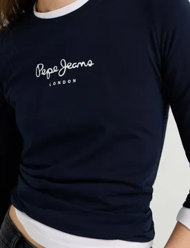 Camiseta manga larga fit slim - Pepe Jeans - FashionsVida