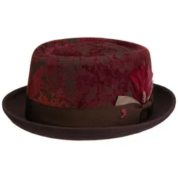 Identity Wool Pork Pie Hat by Alfonso DEste - brown - Size: M (56-57 cm)
