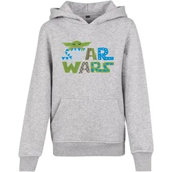 Mister Sweat à Capuche Star Wars Colorful Logo Heather Grey 134-140 cm Garçon