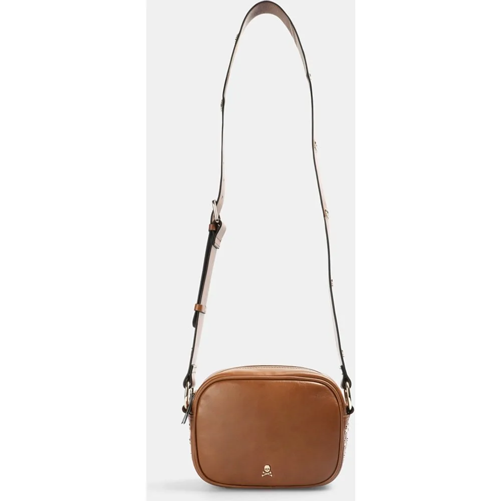 Bolso de hombro pequeño NEW SKULL BAG negro - Scalpers - FashionsVida