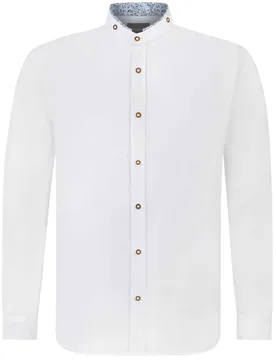 Trachtenhemd Marley (weiss-hellblau, Gr. 5XL) von Classics für Herren, Oberteile, 100% Baumwolle - Stockerpoint - FashionsVida